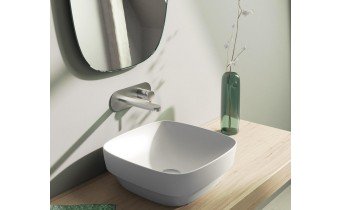 Умивальник на стільницю Catalano Colori Green Lux 40 cатин білий (140AGRLXBM)
