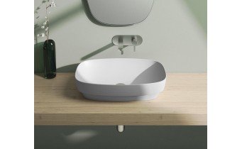 Умивальник на стільницю Catalano Colori Green Lux 60 cатин білий (160AGRLXBM)