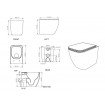 Унітаз підлоговий GSG BRIO 52,5 см Smart Clean matt Ash (BRWC01021)