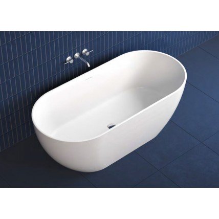 Окремостояча ванна з мармуру Dremex Goya 170x80x61 см, Gelcoat, білий матовий