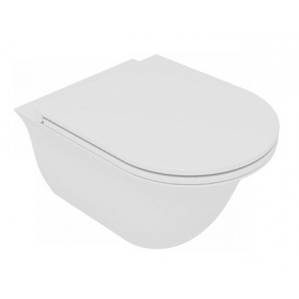 Підвісний унітаз GSG Flut 52,5 см Smart Clean white glossy (FLWCSO000)