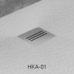 Душовий піддон, камяний Radaway Kyntos F 180x70 см, білий (HKF18070-04)