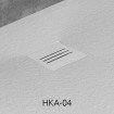 Душовий піддон, камяний Radaway Kyntos F 180x70 см, білий (HKF18070-04)