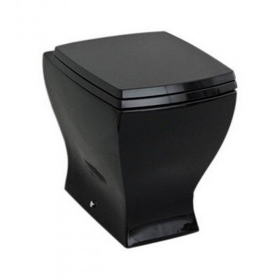 Підлоговий унітаз ArtCeram Jazz, glossy black (JZV0020300) Підлоговий унітаз ArtCeram Jazz, glossy black (JZV0020300)
