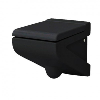 Підвісний унітаз ArtCeram La Fontana, glossy black (LFV0010300) Підвісний унітаз ArtCeram La Fontana, glossy black (LFV0010300)