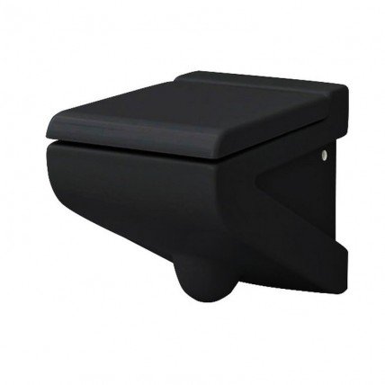 Підвісний унітаз ArtCeram La Fontana, glossy black (LFV0010300)