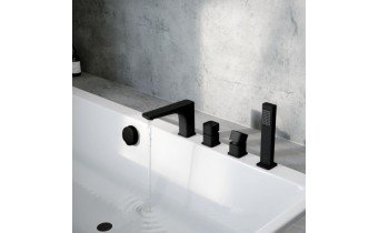 Сифон для ванни Excellent Simple автомат 800 мм, black matt (AREX.A65BL)