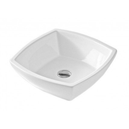 Умивальник на стільницю ArtCeram Fuori corner quadro, white (TFL0110100)