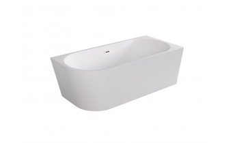 Окремостояча акрилова ванна Besco Zoya 170x80 R з сифоном click / clack, хром (WAS-170-ZP)