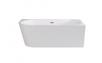 Окремостояча акрилова ванна Besco Zoya 170x80 R з сифоном click / clack, хром (WAS-170-ZP)