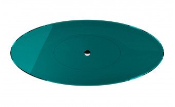 Ванна овальна окремостояча з матеріалу ResiCast Besco Axya Ocean Breeze 180x80x75 см, + сифон Chrome, Прозора ванна, зелена (WAA-180-OBC)
