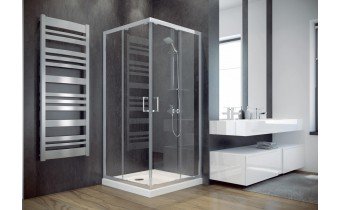 Душова кабіна Besco Modern 80x80x185, прозоре скло (MK-80-185-C)