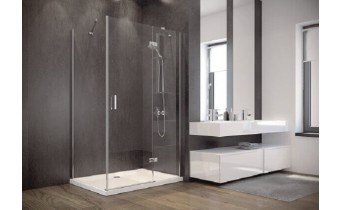 Душова кабіна Besco Viva 120x80x195 R, прозоре скло (VPP-128-195C)