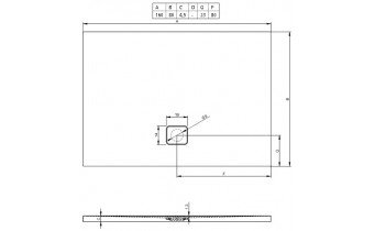 Душовий піддон Riho Basel 410 1600х800, білий (DC20)