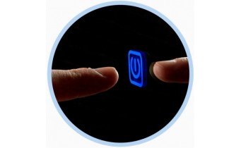Прямокутне дзеркало з LED підсвіткою у ванну UWiS Lion Z-1000, 100х65x3 см