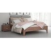 Односпальне ліжко WoodSoft Oslo 120x200, ясень (Oslo120200JAS)