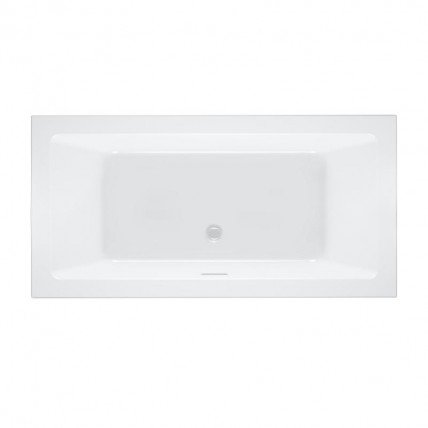 Акрилова ванна Riho Rethink Cubic Plug & Play 180x80 L, пряма з сифоном click / clack + ніжки (BD92005)