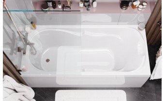 Ванна з підлокітниками акрилова Vagnerplast Charitka 170x75 см (VPBA170CHA2X-04)