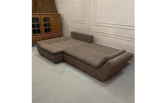 Кутовий розкладний диван ВІКОМеблі Релакс / Relax, кут 7, коричневий (Viko-Relax3)