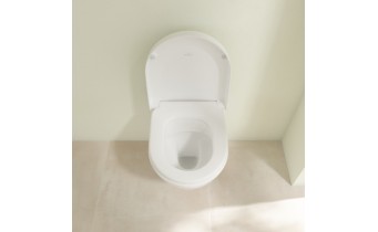 Підвісний унітаз овальний Villeroy&Boch Subway 2.0, безобідковий, 48x35,5 см White Alpin (5606R001)