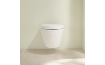 Підвісний унітаз овальний Villeroy&Boch Subway 2.0, безобідковий, 48x35,5 см White Alpin (5606R001)