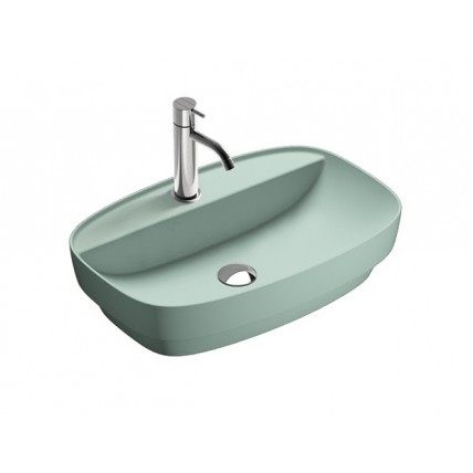 Умивальник на стільницю Catalano Colori Green Lux 60 зелений (160GRLXVS)