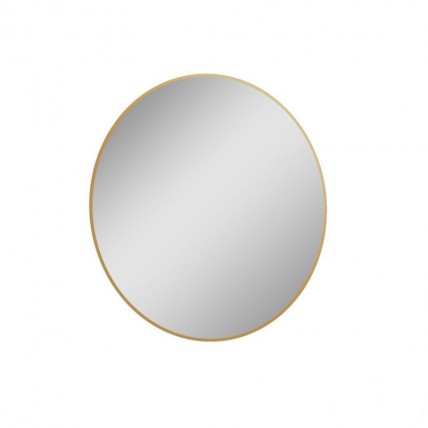 Кругле дзеркало з LED підсвіткою у ванну Elita Sharon Round 60 Gold, 60x60x3 см (168127)
