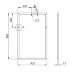 Прямокутне дзеркало у ванну Elita Rama 50/80 Black 19 мм, 50x80x1,9 см (168408) Прямокутне дзеркало у ванну Elita Rama 50/80 Black 19 мм, 50x80x1,9 см (168408)