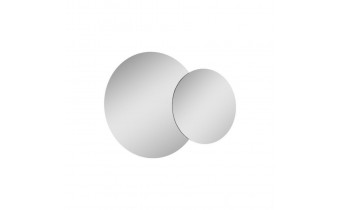Кругле дзеркало з LED підсвіткою у ванну Elita Round Twin 80/60, 115x80x2,9 см (168511)