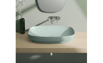 Умивальник на стільницю Catalano Colori Green Lux 75 зелений (175AGRLXVS)