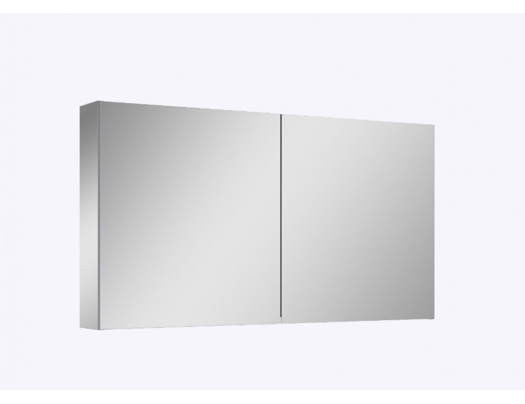 Підвісна тумба з дзеркалом у ванну (дзеркальна шафа) Elita Medium 120 2D, 120,6x63,8x14 см (904660)