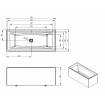 Ванна акрилова Riho Still Square ELITE 170x75 см, R (BD13005) Ванна акрилова Riho Still Square ELITE 170x75 см, R (BD13005)