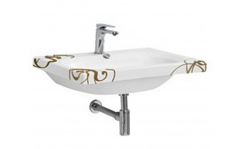 Підвісний умивальник ArtСeram Blend, gold lettering (BLL0040106) Підвісний умивальник ArtСeram Blend, gold lettering (BLL0040106)