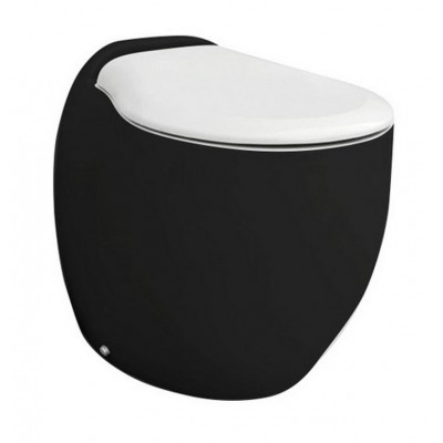 Підлоговий унітаз ArtCeram Blend, black white (BLV0020150) Підлоговий унітаз ArtCeram Blend, black white (BLV0020150)