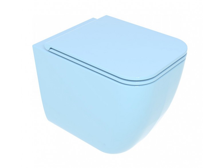 Унітаз підлоговий GSG BRIO 52,5 см Smart Clean glossy Sky (BRWC01022)
