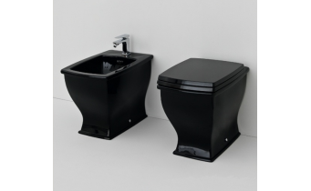 Підлоговий унітаз ArtCeram Blues, glossy black (BUV0020300)
