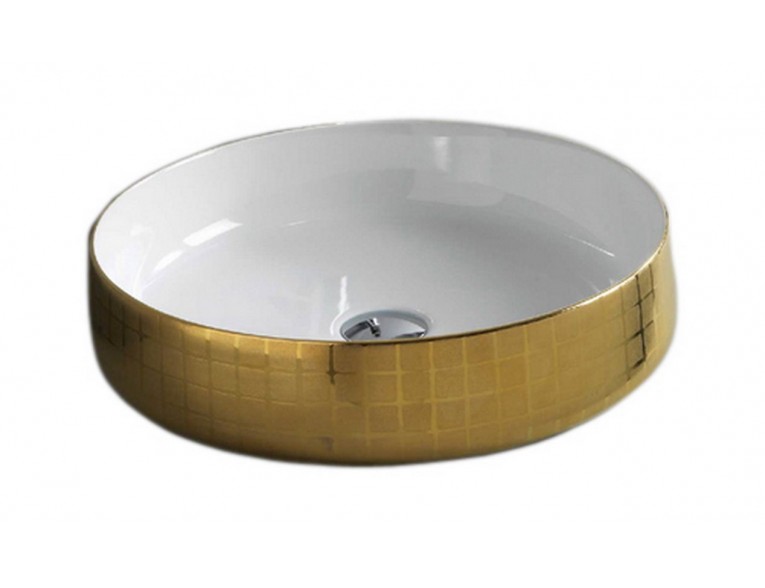 Умивальник на стільницю ArtCeram Cognac 48, gold mosaic (COL0020159)