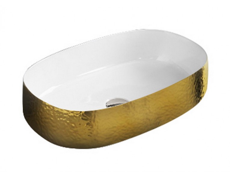 Умивальник на стільницю ArtCeram Cognac 55, gold orange (COL0030160)