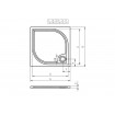 Душовий піддон Riho Kolping 1200х900, білий (DB34)