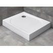 Душовий піддон прямокутний Radaway Delos D 80x75x14,5 см, Лівий, білий, з панеллю що знімається (4D87514-03L)