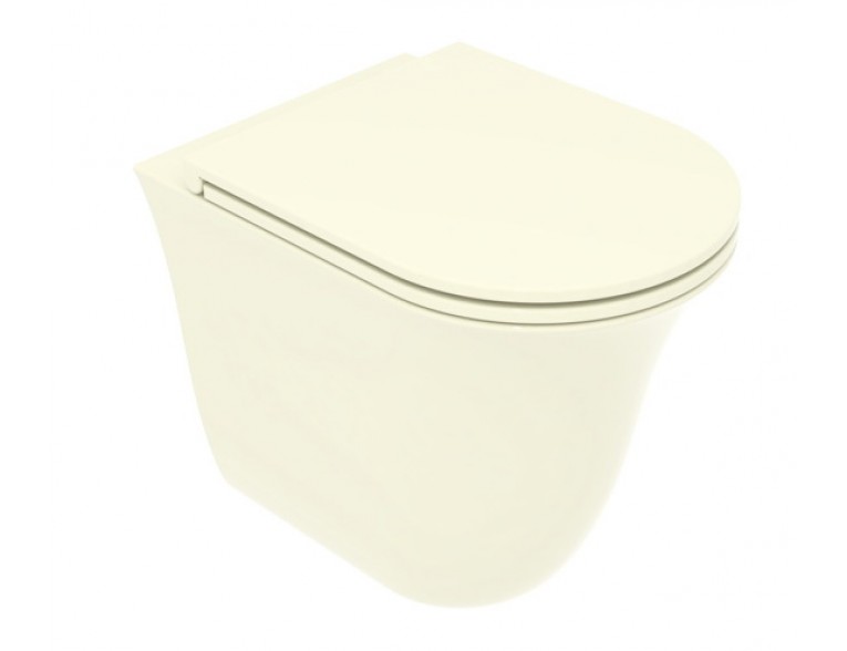 Унітаз підлоговий GSG Flut 52,5 см Smart Clean glossy Pergamon (FLWC01013)