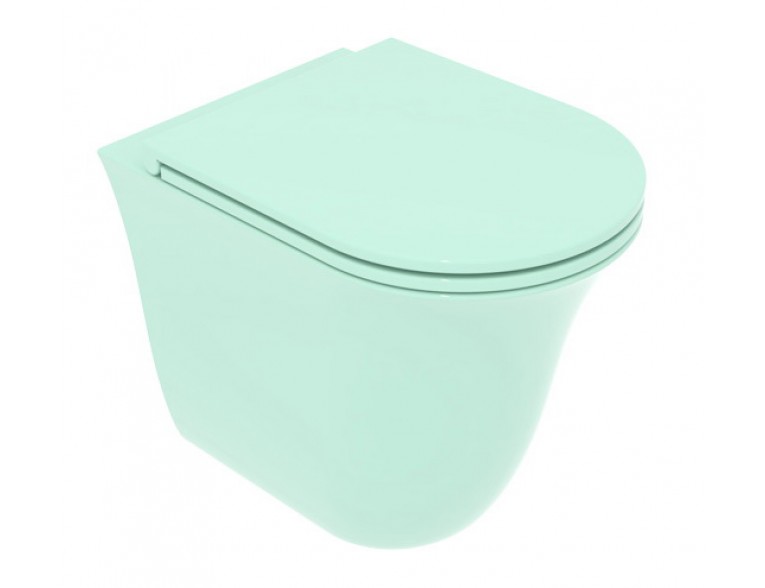 Унітаз підлоговий GSG Flut 52,5 см Smart Clean glossy Water (FLWC01024)