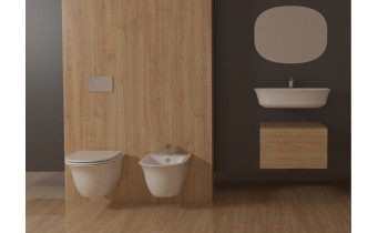 Підвісний унітаз GSG Flut 52,5 см Smart Clean white matt (FLWCSO001)