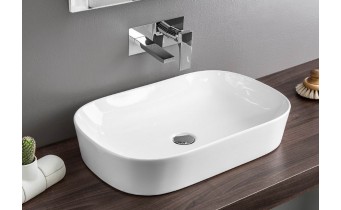 Умивальник на стільницю ArtCeram Ghost 65, matt white (GHL0020500)