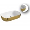 Умивальник на стільницю ArtCeram Ghost 65, gold mosaic (GHL0020159)