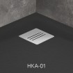 Душовий піддон, камяний Radaway Kyntos A 80x80 см, чорний (HKA8080-54) Душовий піддон, камяний Radaway Kyntos A 80x80 см, чорний (HKA8080-54)