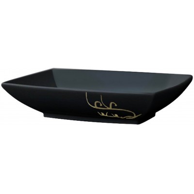 Умивальник на стільницю ArtCeram Jazz, gold lettering black (JZL0020306) Умивальник на стільницю ArtCeram Jazz, gold lettering black (JZL0020306)