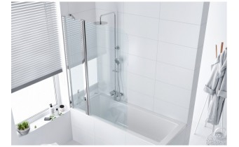 Шторка для ванни EXCELLENT SERIA 900 1000х1450, двосекційна (KAAC.1609.1000.LP)