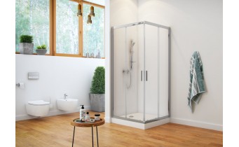 Душова кабіна EXCELLENT Seria 201 квадратна 80x80 розсувна (KAAC.1802.800)