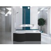 Панель для ванни Besco Inspiro 150 R/L Black / Чорна, фронтальна + бічна + кріплення до обох панелей, екран для ванни (OAI-150-IIC) Панель для ванни Besco Inspiro 150 R/L Black / Чорна, фронтальна + бічна + кріплення до обох панелей, екран для ванни (OAI-150-IIC)